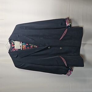 Rachel by Rachel Roy Brushed Navy Jacket Sz 4